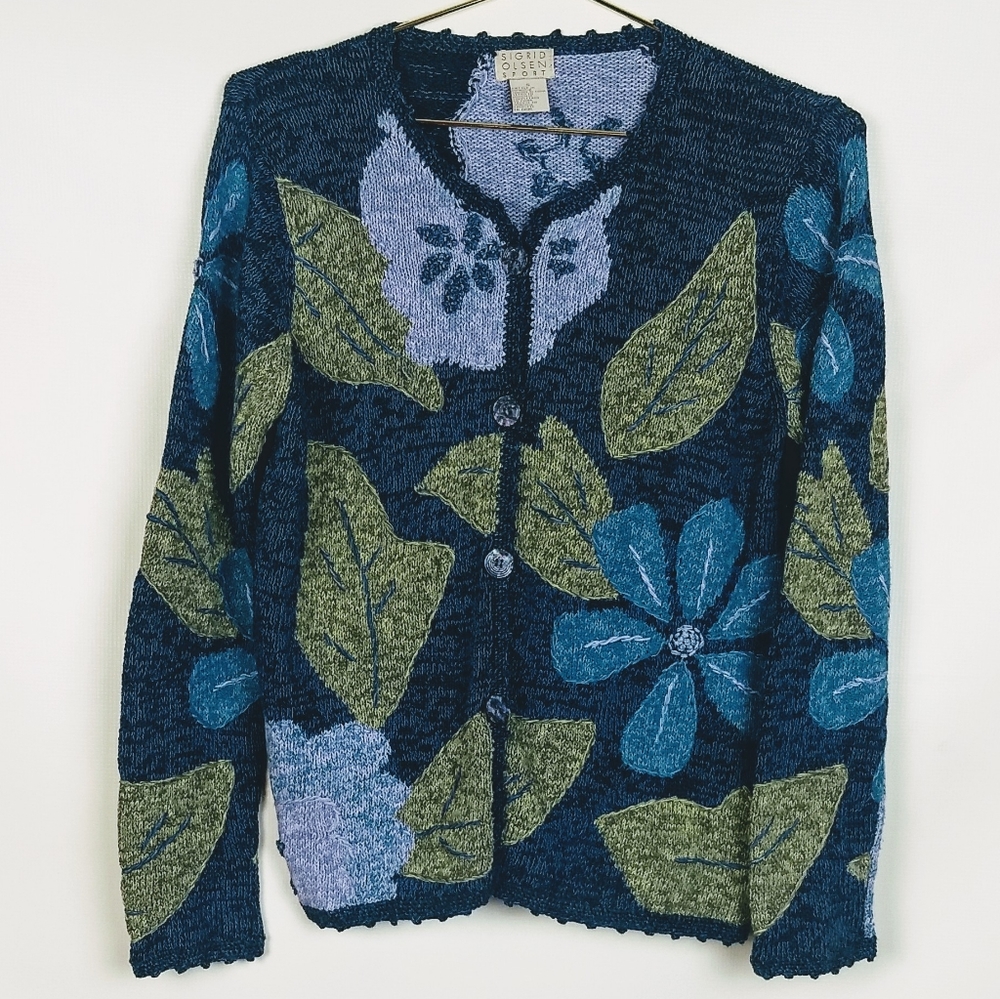 Sigrid Olson Multicolored Cardigan Small - image 2